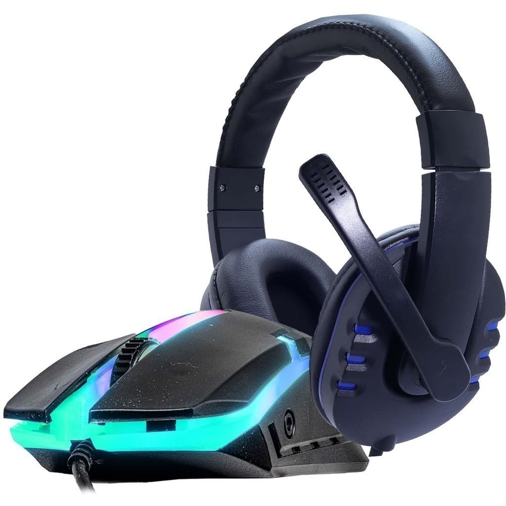 Fone Gamer Headset de Ouvido Microfone Profissional Com Controle P2 Para Jogos Chat Pc Note Celular Ps4 Xbox