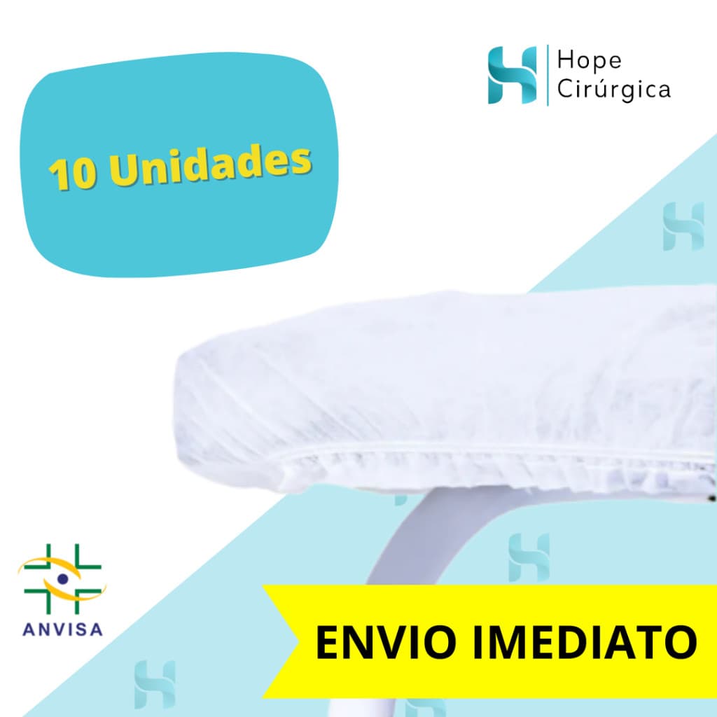 Lençol Descartável TNT Branco Maca Soft 2,00x0,90 C/ Elástico 10 Unidades Anvisa