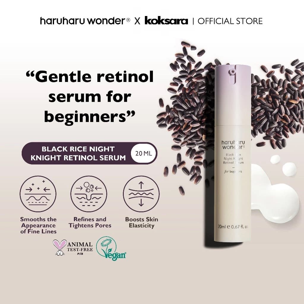 Haruharu Wonder Black Rice Night Night Retinol Serum 20ml