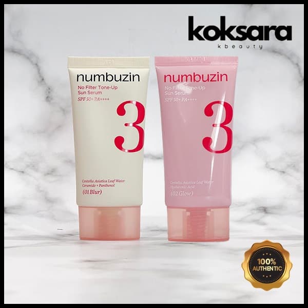 Numbuzin No.3 No Filter Tone-Up Sun Serum 50ml 2colors