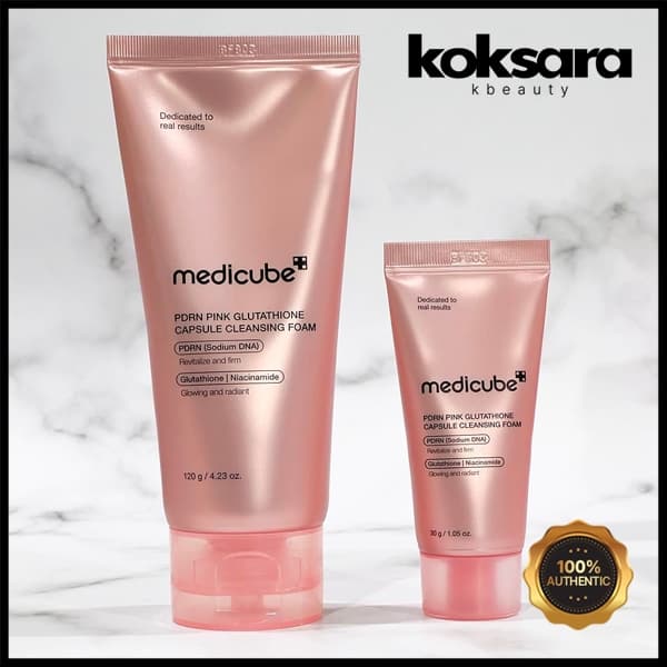 Medicube PDRN Pink Glutathione Capsule Cleansing Foam 30g / 120g
