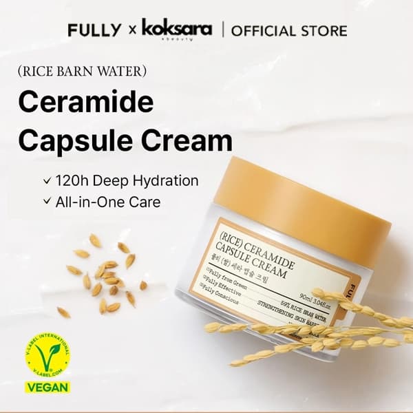 FULLY OFFICIAL Rice Ceramide Capsule Cream 90ml