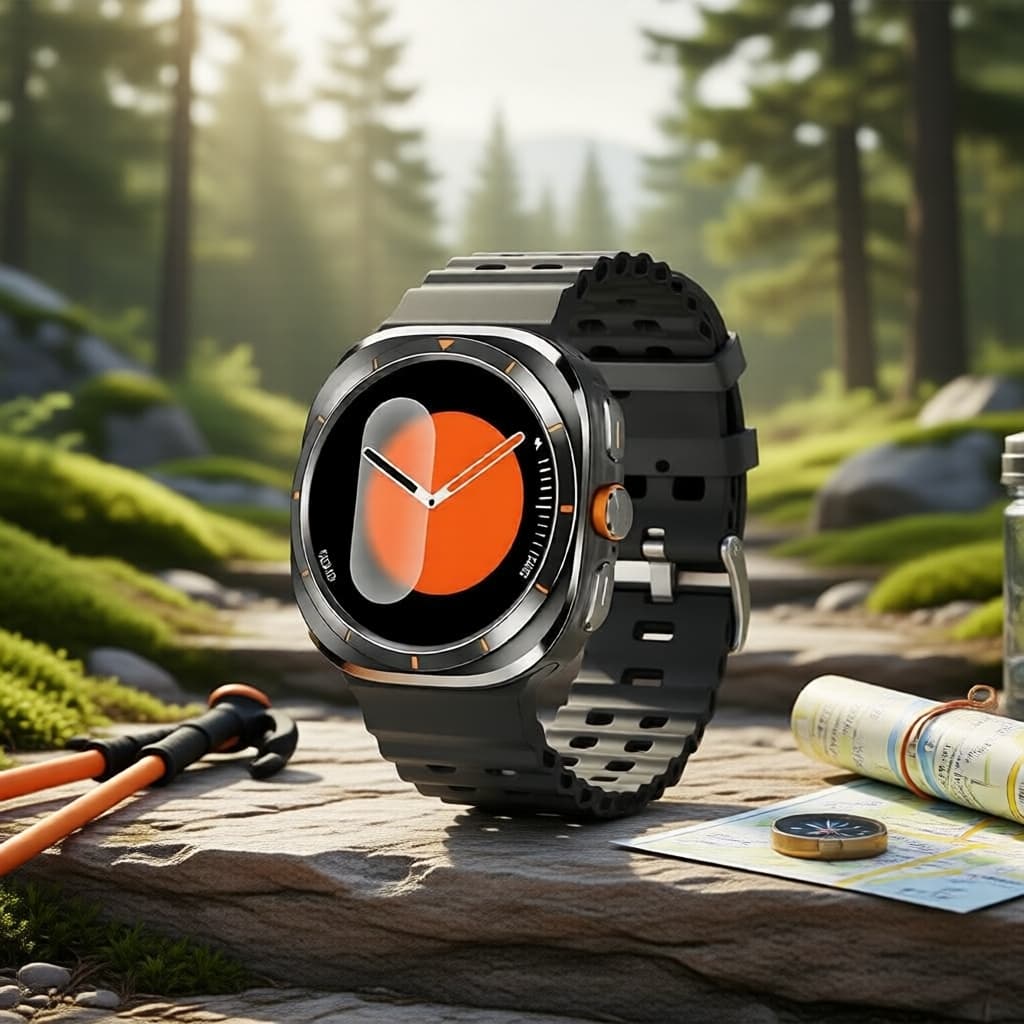  2025 Galaxy Watch 7 Ultra: Relógio inteligente personalizado para homens e mulheres com tela AMOLED HD, GPS, NFC,