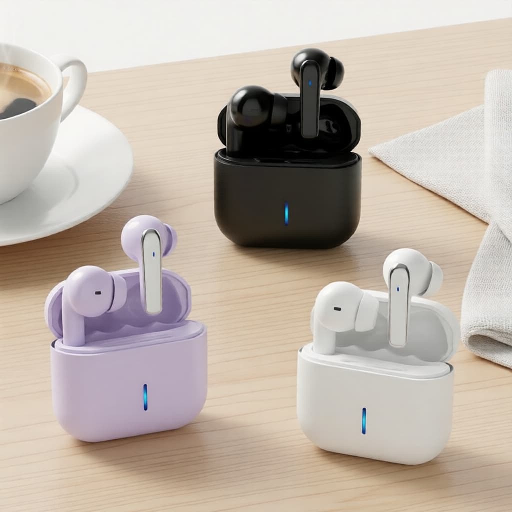 K05 Fones de Ouvido Ultra-leves Fones de ouvido portáteis com carregamento magnético mini fones de ouvido com corpo