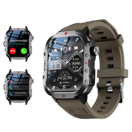 Relógio Inteligente Masculino Chamada Bluetooth à Prova d'Água Fitness Esportivo com Todas as Funções Novo Verão