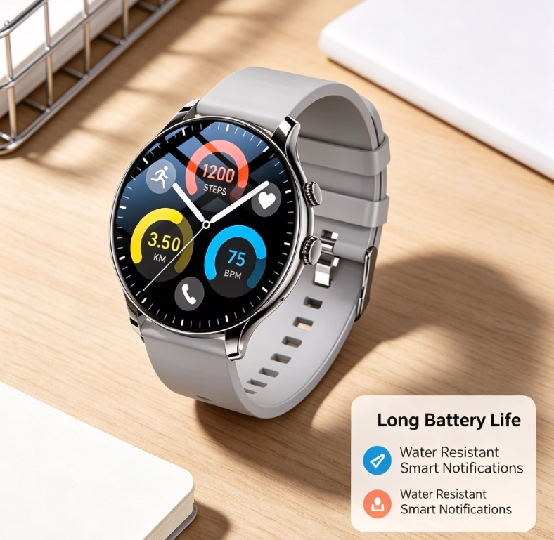  Smartwatch 2026 GT3 AMOLED Chamada Notificação Esportivo Lançamento