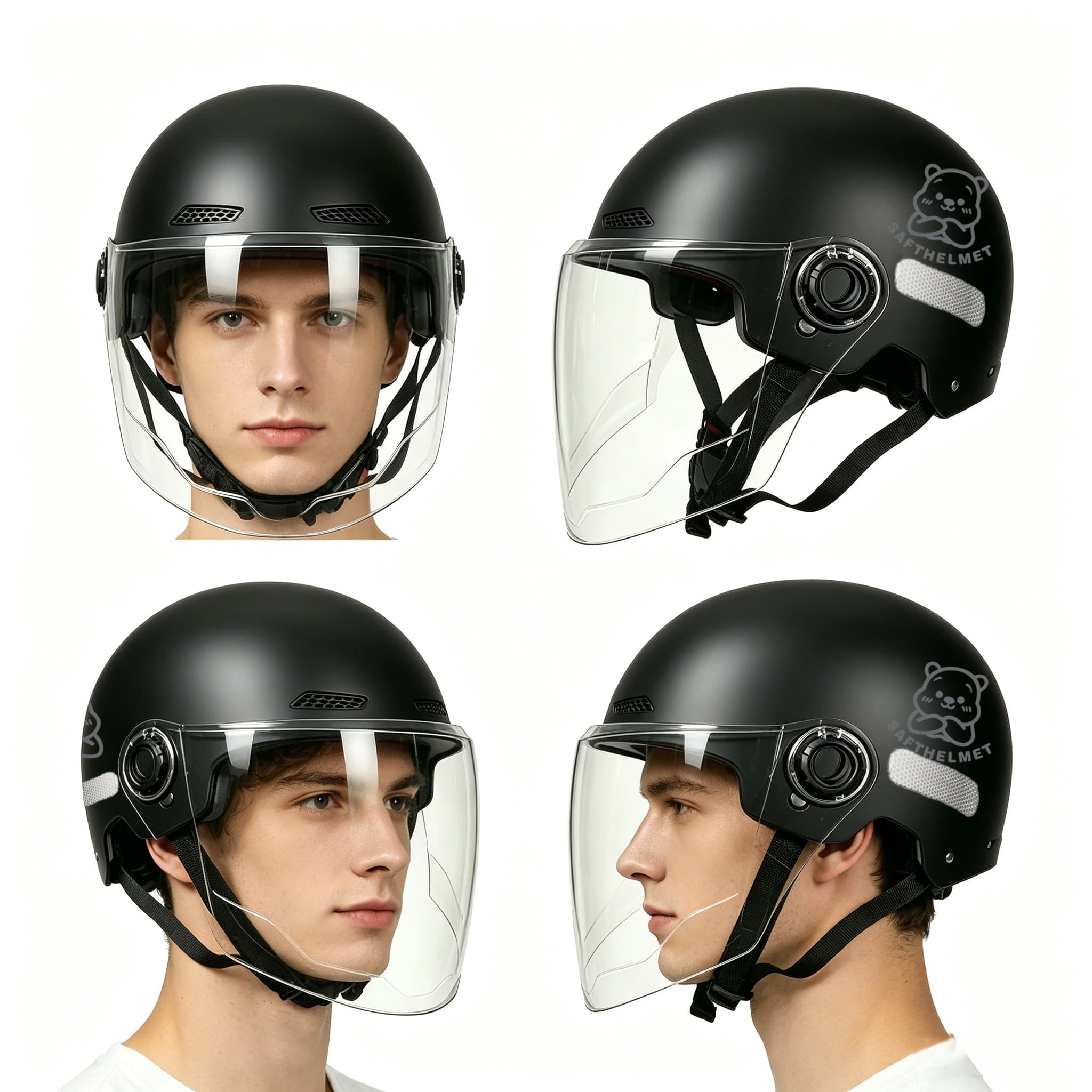 Promoção de Verão Capacete, resistente a riscos proteção UV, respirável elegante unissex