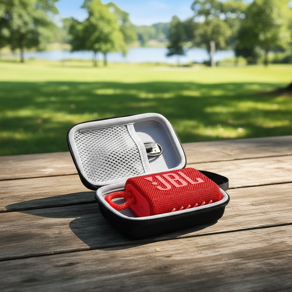  Bolsa organizadora de EVA à prova de choque para JBL GO3 GO 3 Speaker Travel