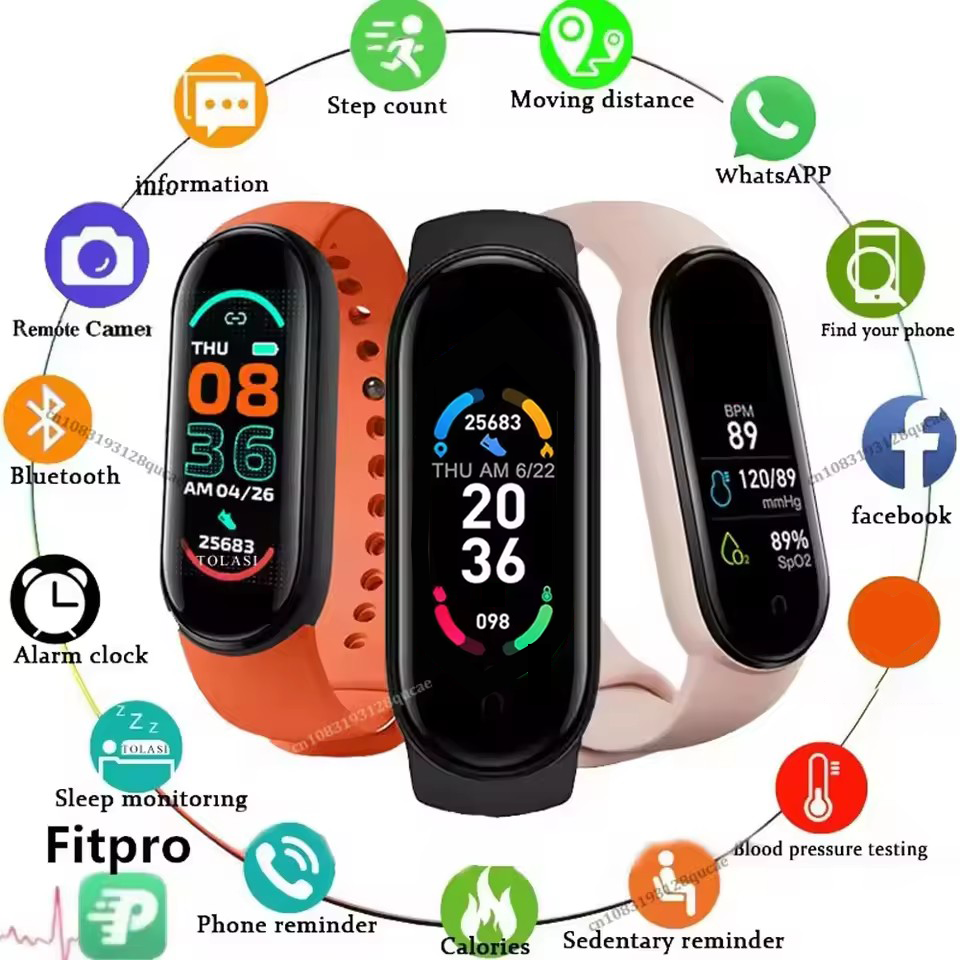 M9 Smartwatch Relógio Inteligente Masculino Feminino Pulseira De Fitness Esportes Banda À Prova Dwaterproof Água Monitor